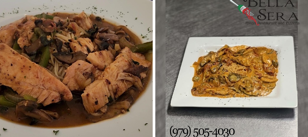 Bella Sera Schulenburg Menu