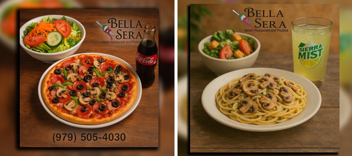 Bella Sera Schulenburg Menu